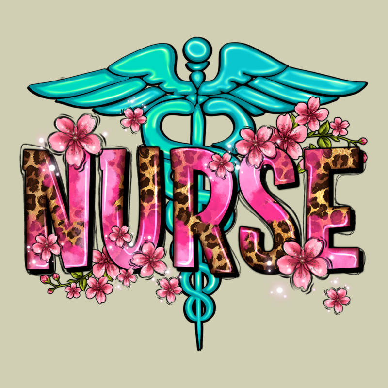 Floral Nurse Heavy Core Tee by AdoDesignShop | Teevron