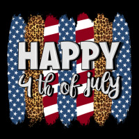 Happy 4th Of July Brushstrokes Heavy Core Tee | Teevron