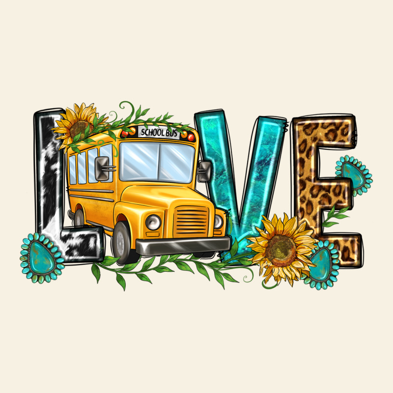 School Bus Love Vintage Tee by NancyCooperArtShop | Teevron