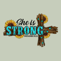 She Is Strong Western Cross Ladies Tee | Teevron