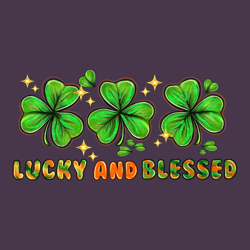 St. Patrick's Day Lucky And Blessed Heavyweight Hoodie by HowdyJamesFarm | Teevron
