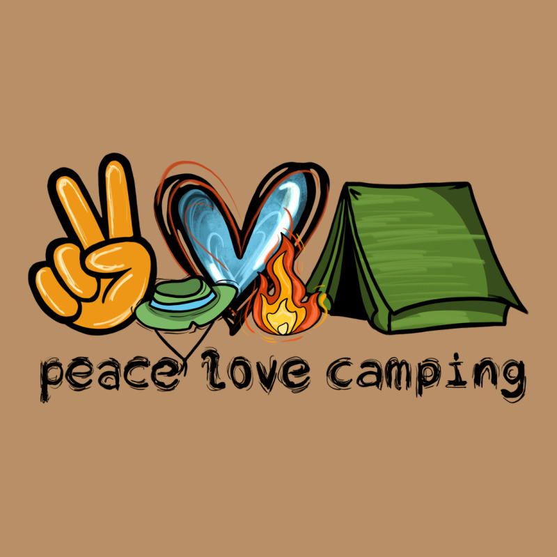 Peace Love Camping Vintage Hoodie by NancyCooperArtShop | Teevron