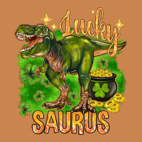 St. Patrick's Day Lucky Saurus Heavyweight Hoodie | Teevron