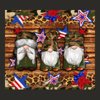 Camouflage Gnomes American Flag Star Leopard Heavy Core Tee | Teevron
