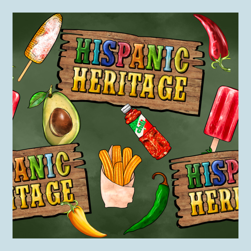 Hispanic Heritage Seamless Pattern Ladies Tee by BundleAndBundleShop | Teevron