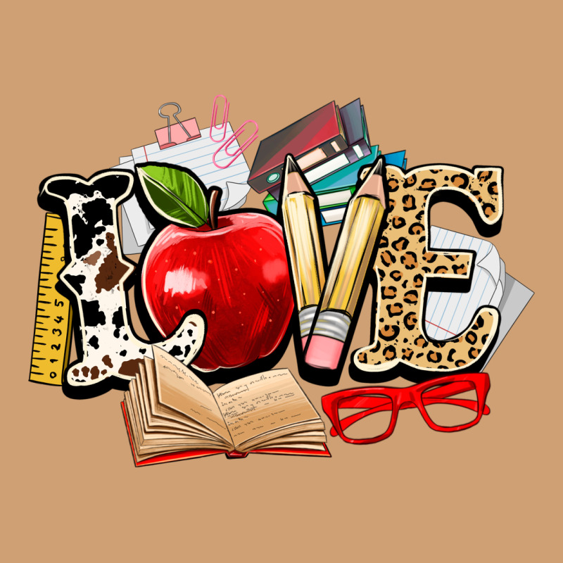 Teacher School Love Vintage Tee by NancyCooperArtShop | Teevron