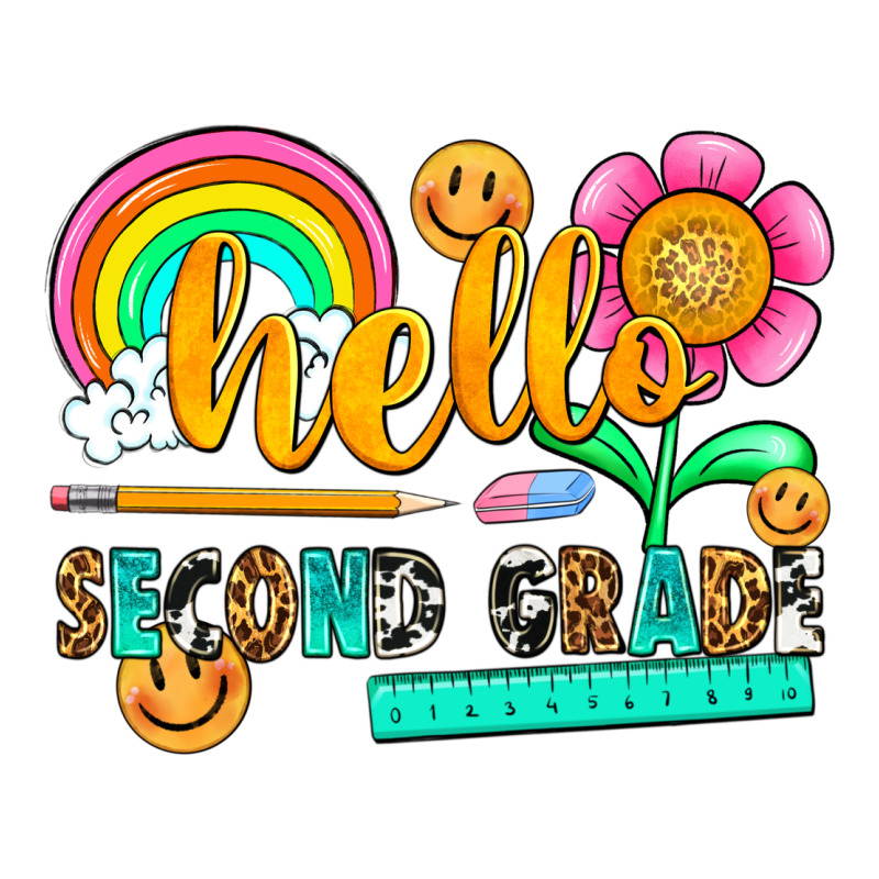 Hello Second Grade Urban Heavy Tee by NancyCooperArtShop | Teevron