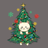 Christmas Tree Cat Urban Heavy Tee | Teevron