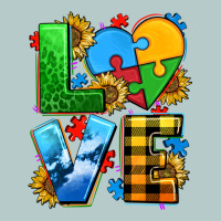 Love With Heart Sunflower Heavy Core Tee | Teevron