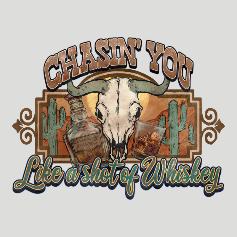 Chasin You Like A Shot Of Whiskey Bull Skull Zipper Hoodie by HowdyJamesFarm | Teevron