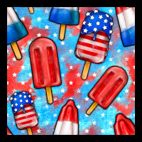 4th Of July Popsicle Seamless Pattern Ladies Tee | Teevron