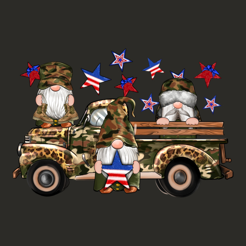 Camouflage Gnomes American Flag Star Truck Heavy Core Tee by Artiststas | Teevron