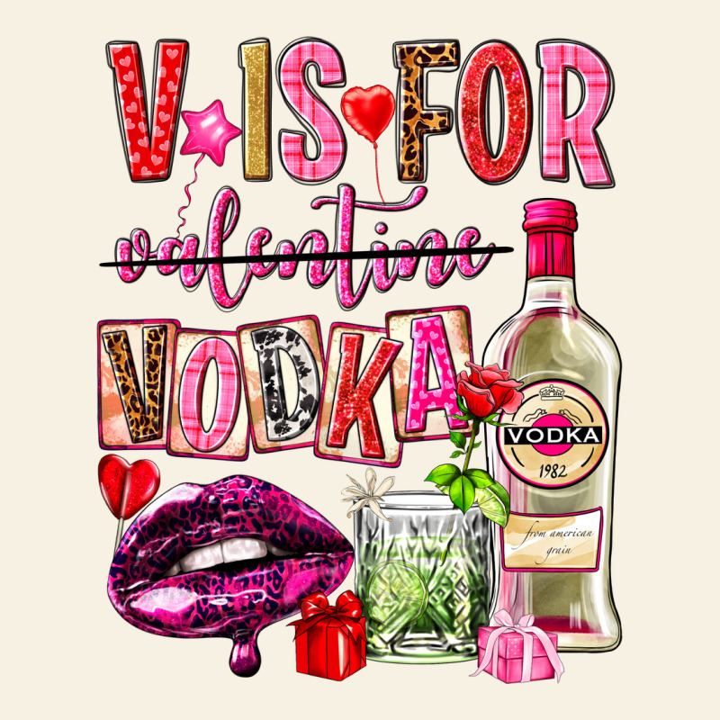 V Is For Vodka Vintage Tee by NancyCooperArtShop | Teevron