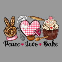 Peace Love Bake Vintage Hoodie | Teevron