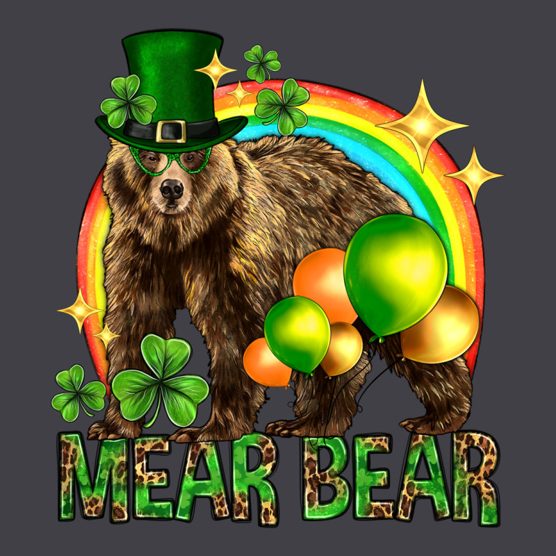 St. Patrick's Day Mear Bear Heavyweight Hoodie by HowdyJamesFarm | Teevron