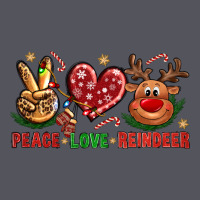 Peace Love Reindeer Christmas Vintage Hoodie | Teevron