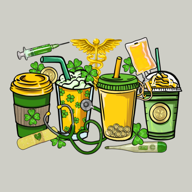 St. Patrick's Day Nurse Coffee Cups Heavyweight Hoodie by HowdyJamesFarm | Teevron