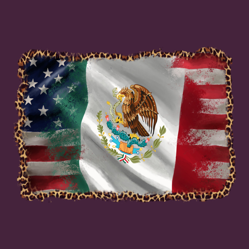 Mexico Flag And Usa Flag Premium Tee by AdoDesignShop | Teevron