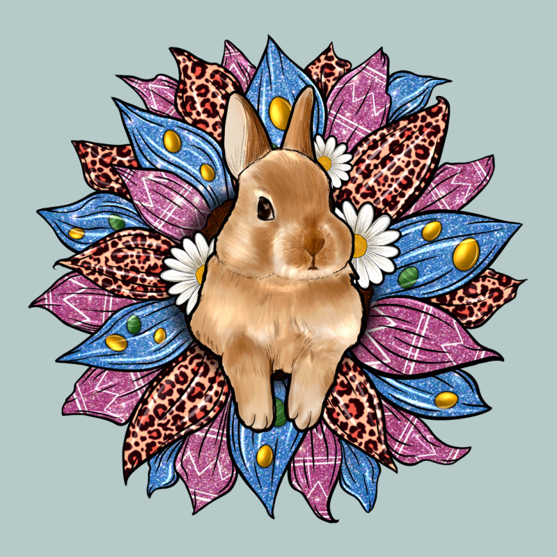 Easter Leopard Bunny Sunflower Heavy Core Tee by Artiststas | Teevron