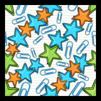 Stars School Seamless Pattern Ladies Tee | Teevron