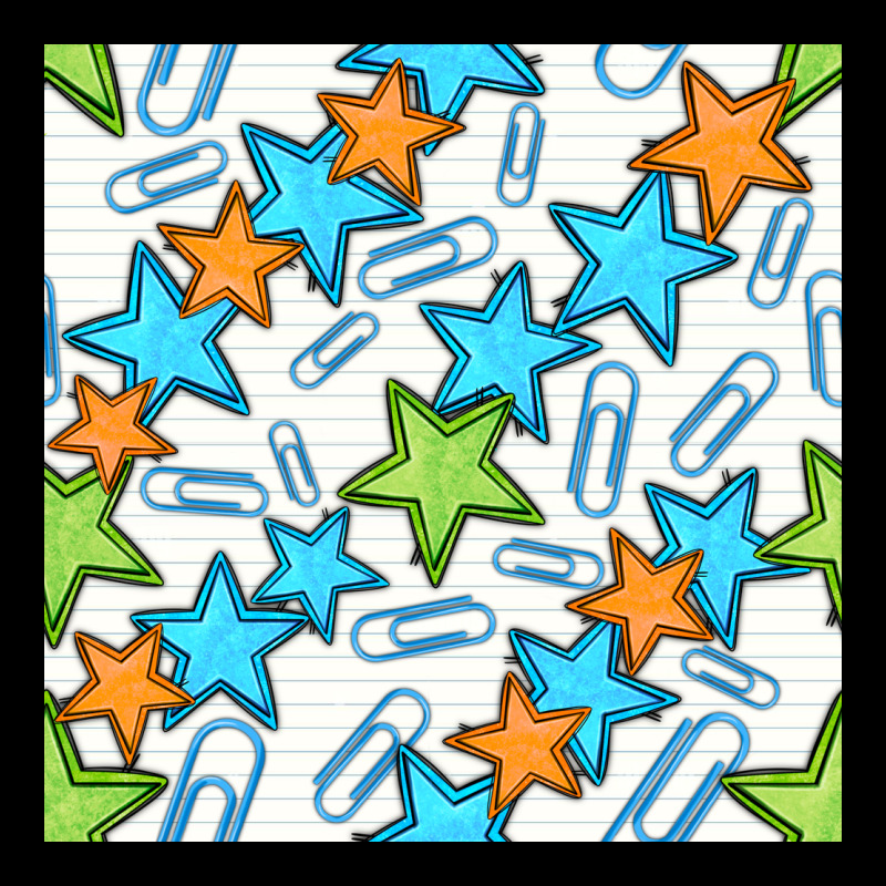 Stars School Seamless Pattern Ladies Tee by BundleAndBundleShop | Teevron