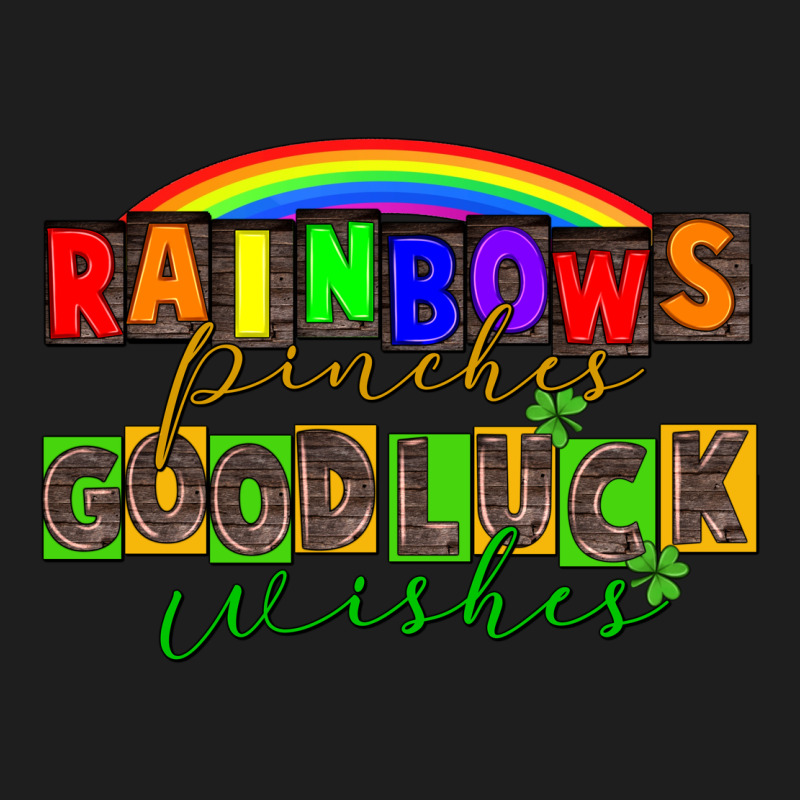 Rainbows Pinches Good Luck Wisher St. Patrick's Heavyweight Hoodie by CowGirlArtShop | Teevron