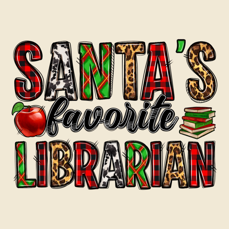 Santa's Favorite Librarian Ladies Tee by Jasminsmagicworld | Teevron