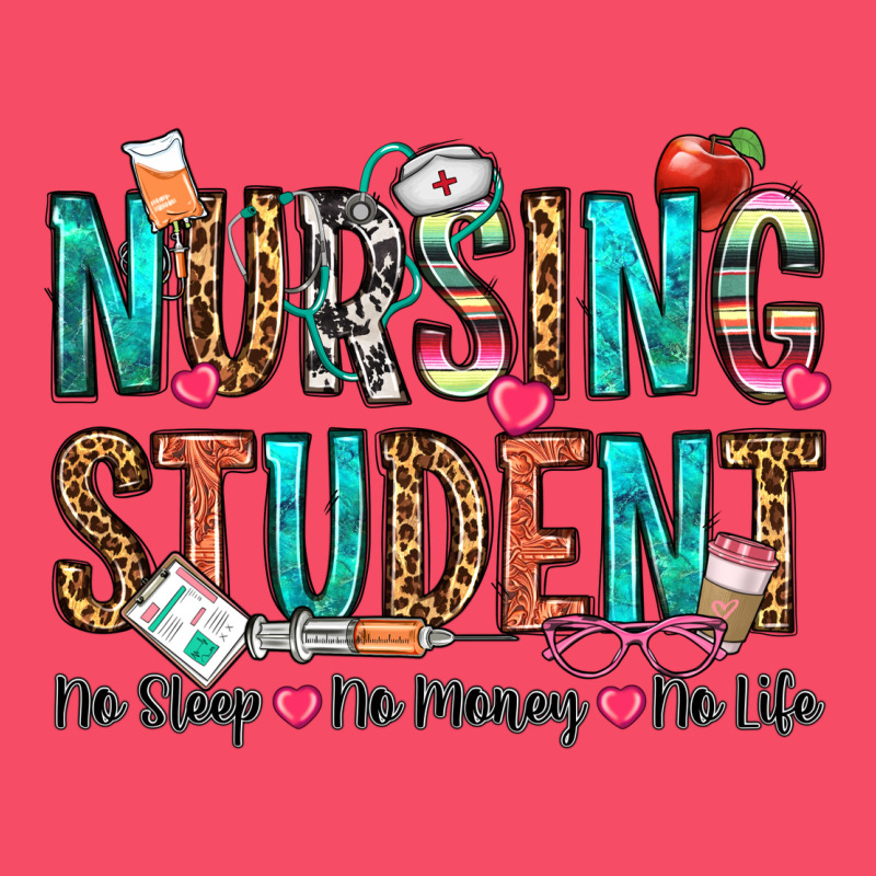 Nursing Student No Sleep No Money No Life Premium Sweatshirt by OliviaCreatesArt | Teevron