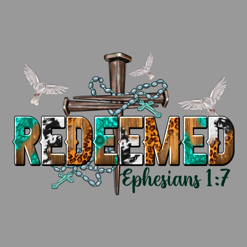 Redeemed Ephesians 1 7 Vintage Hoodie by NancyCooperArtShop | Teevron