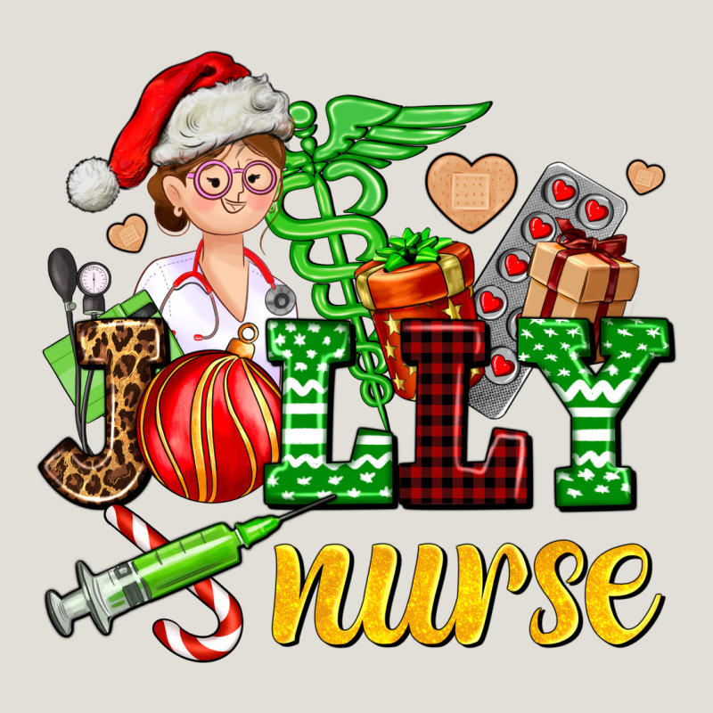 Jolly Nurse With Christmas Element Heavy Core Tee by AdoDesignShop | Teevron