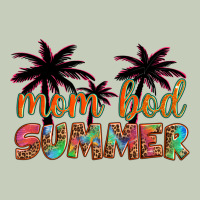Mom Bod Summer With Palms Ladies Tee | Teevron
