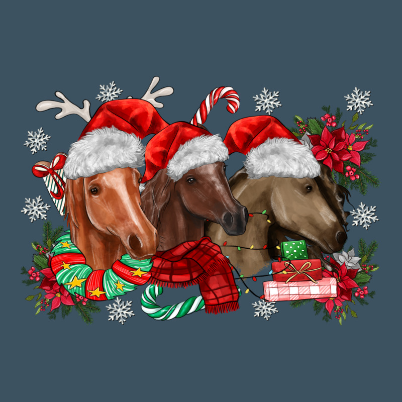 Christmas Horses Urban Heavy Tee by MaliasSmallBusiness | Teevron