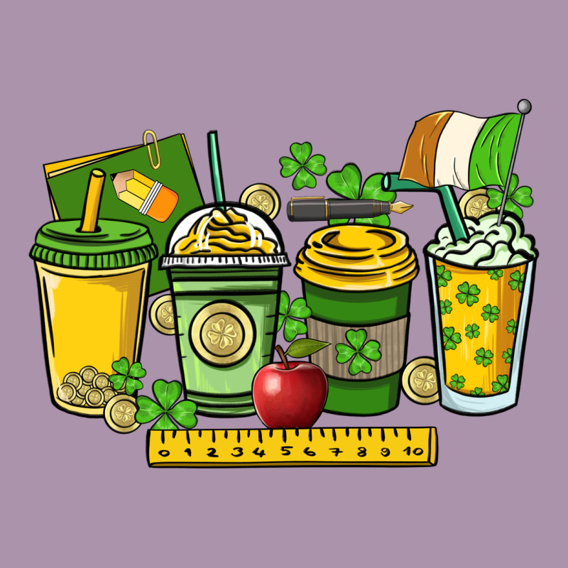 St. Patrick's Day Teacher Coffee Cups Heavyweight Hoodie by HowdyJamesFarm | Teevron