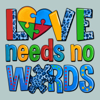 Love Needs No Words Autism Heavy Core Tee | Teevron
