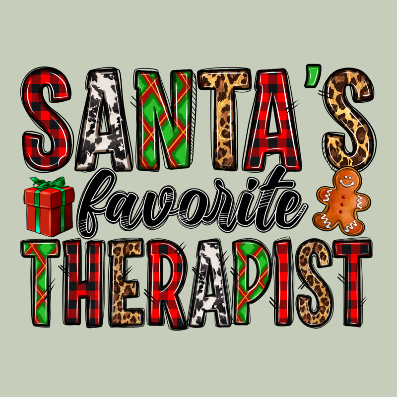 Santa's Favorite Therapist Ladies Tee by Jasminsmagicworld | Teevron