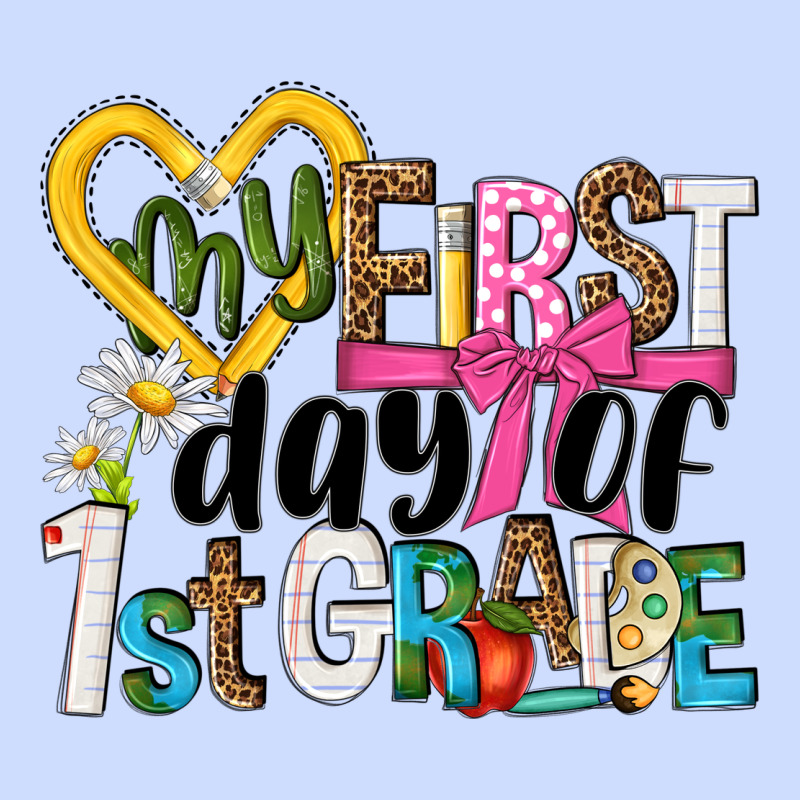 My First Day Of 1st Grade Urban Heavy Tee by NancyCooperArtShop | Teevron