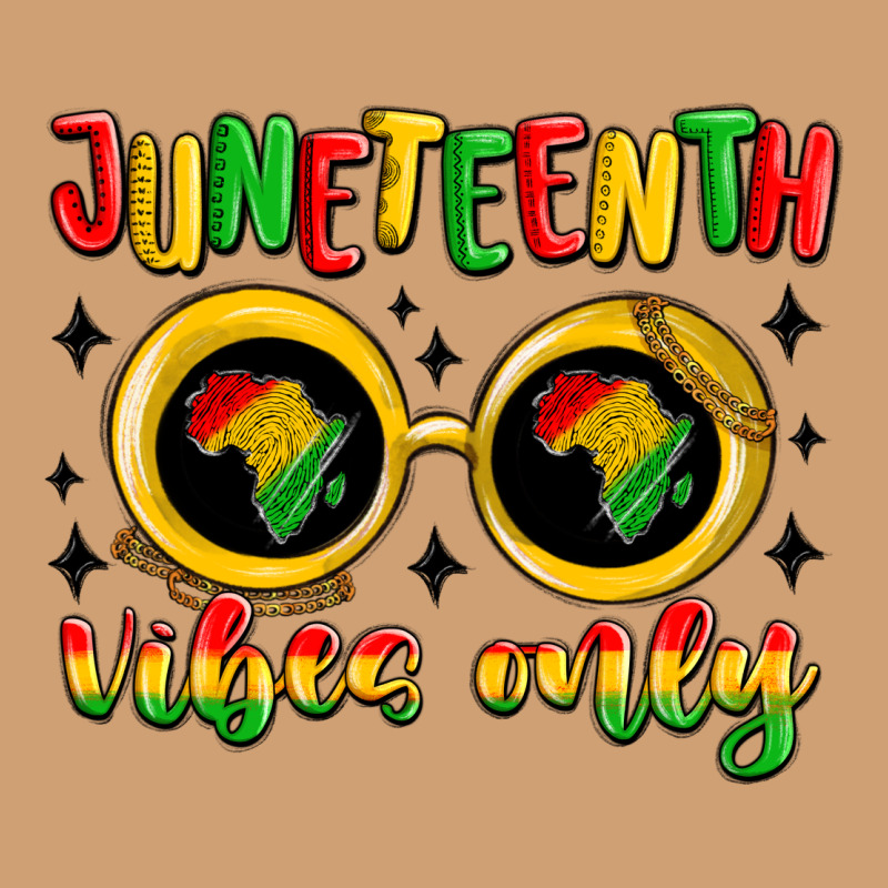 Juneteenth Vibes Only Vintage Tee by MaliasSmallBusiness | Teevron