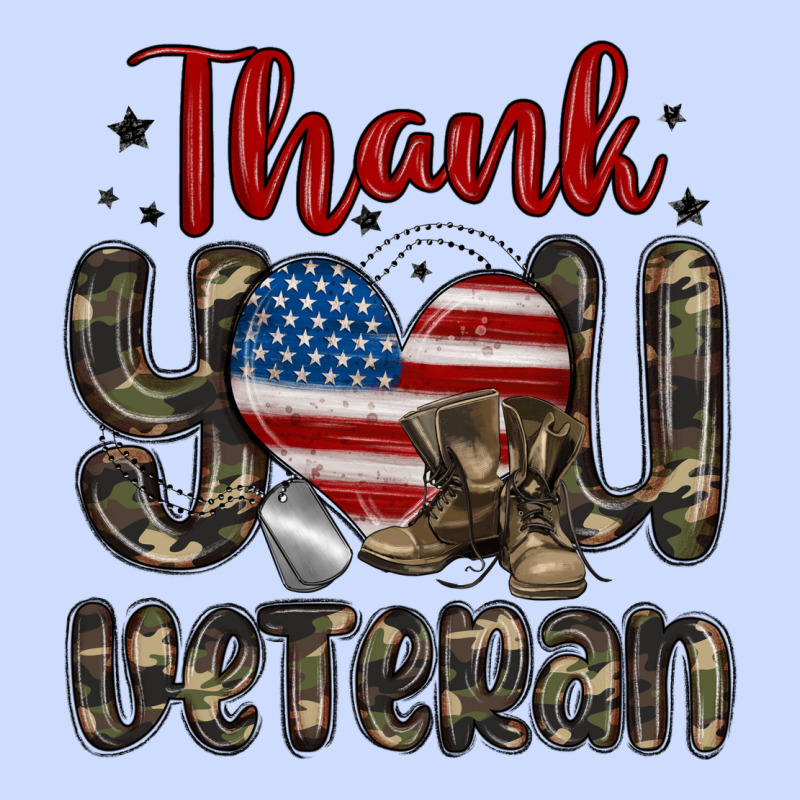 Thank You Veteran Urban Heavy Tee by MaliasSmallBusiness | Teevron