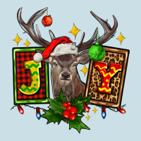 Joy With Reindeer Ado Ladies Tee | Teevron