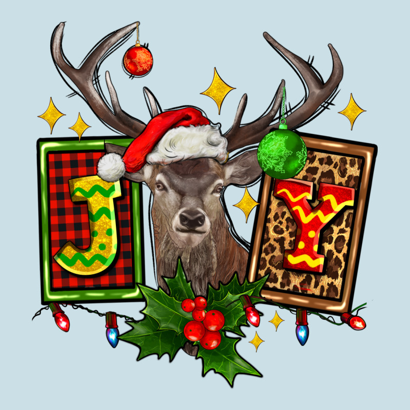Joy With Reindeer Ado Ladies Tee by AdoDesignShop | Teevron