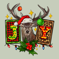 Joy With Reindeer Ado Ladies Tee | Teevron