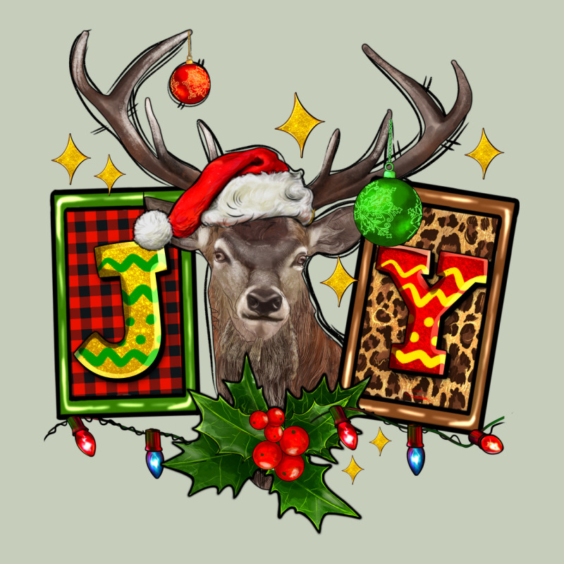 Joy With Reindeer Ado Ladies Tee by AdoDesignShop | Teevron
