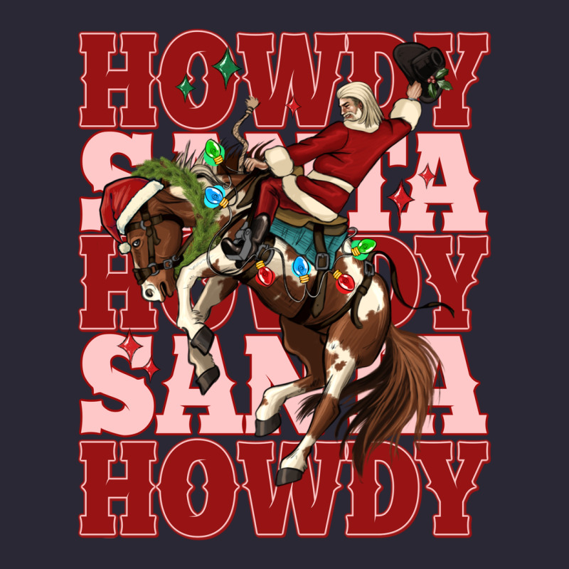 Howdy Santa Cowboy Christmas Vintage Tee by MaliasSmallBusiness | Teevron