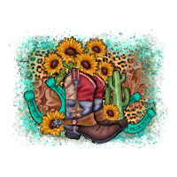 cowboy boots sunflower | Teevron