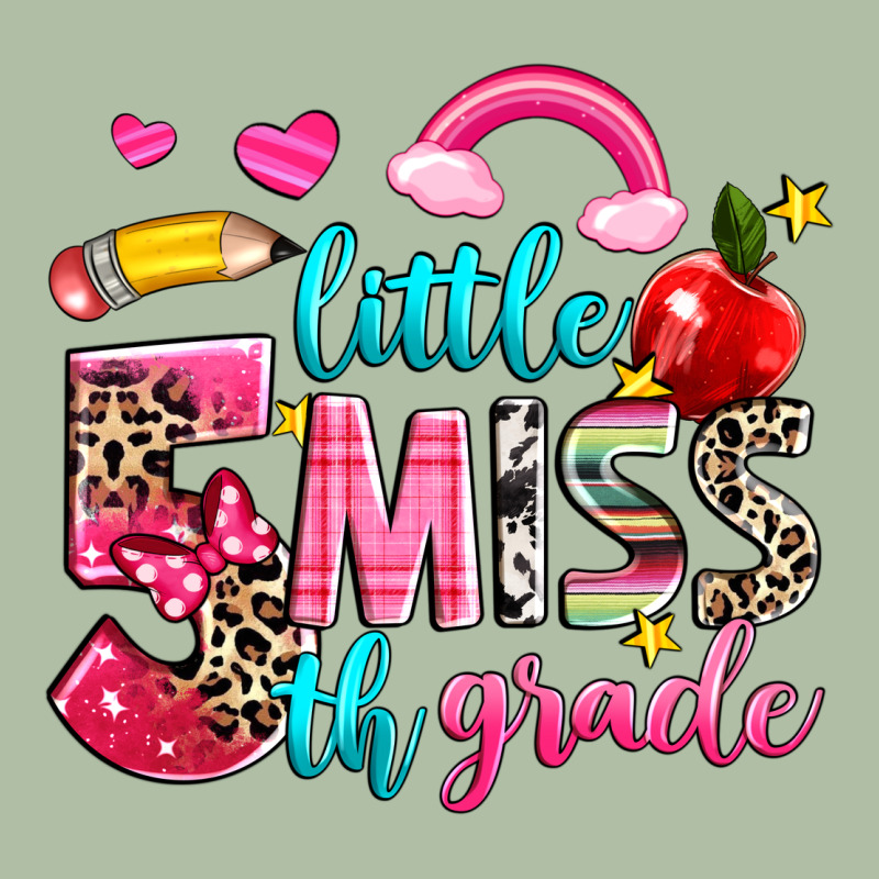 Little Miss Fifth Grade Urban Heavy Tee by NancyCooperArtShop | Teevron