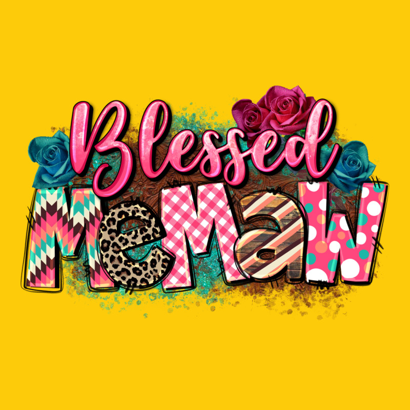Blessed Memaw Mother's Day Premium Hoodie by CowGirlArtShop | Teevron