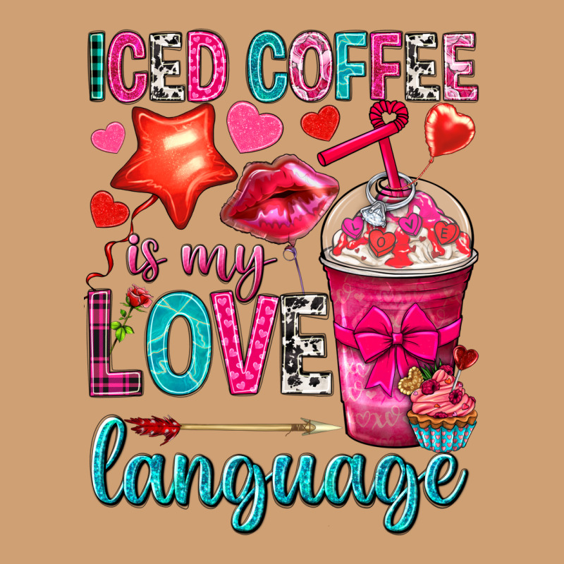 Iced Coffee Is My Love Language Vintage Tee by NancyCooperArtShop | Teevron