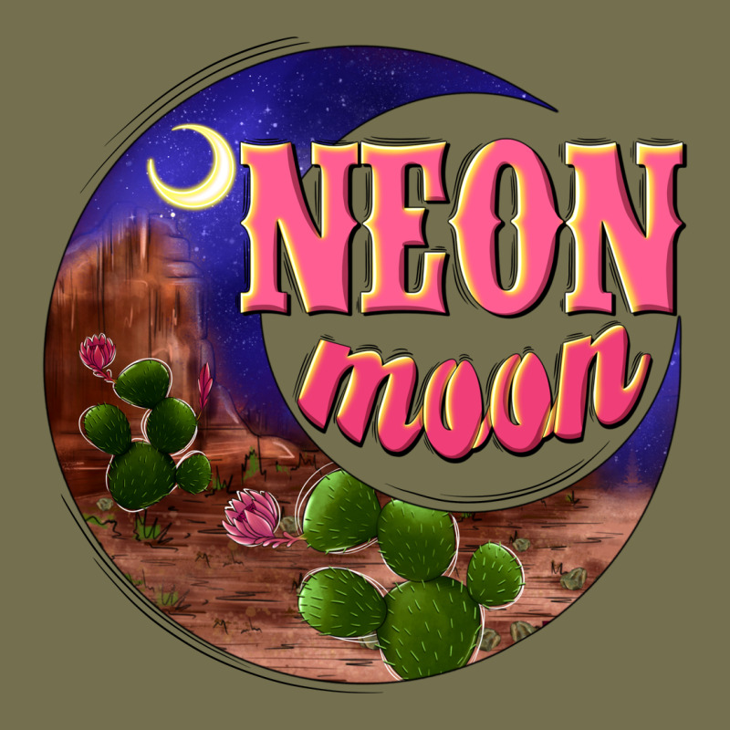 Neon Moon Vintage Hoodie by NancyCooperArtShop | Teevron