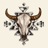 Bull Skull With Aztec Vintage Tee | Teevron