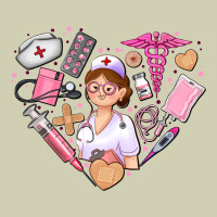 Nurse And Nurse Element Heart Heavy Core Tee | Teevron